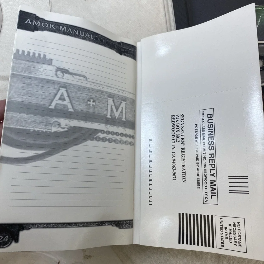 AMOK (SEGA Saturn, 1996)‎ Tested